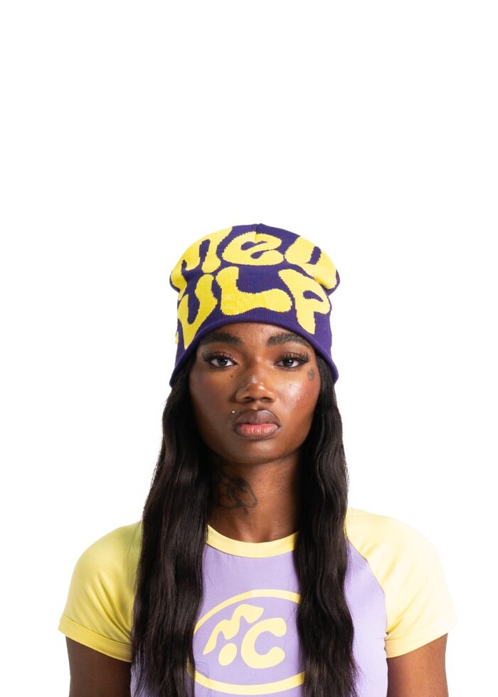 Mea Culpa Fun Day Beanie – Purple