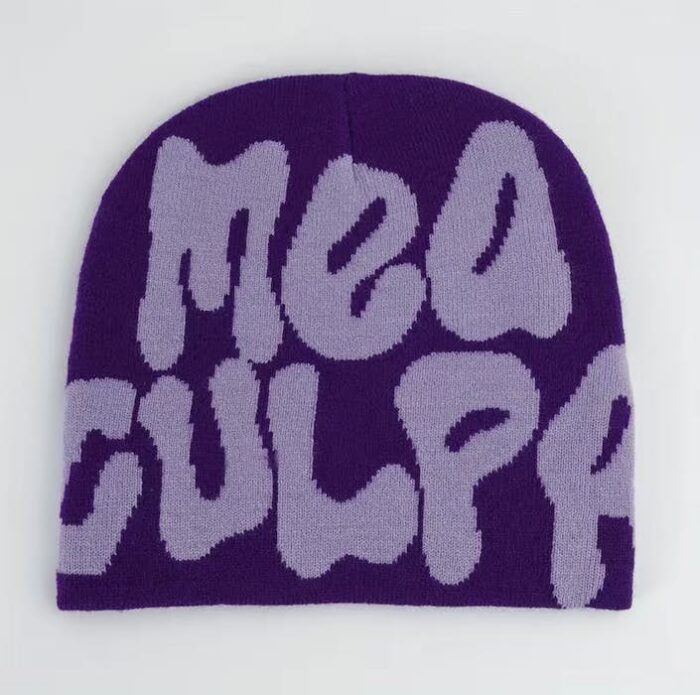 Purple Mea Culpa Beanie